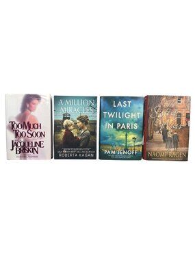 Hardcover Fiction Book Bundle 4 Books Naomi Ragen Pam Jenoff Roberta Kagan